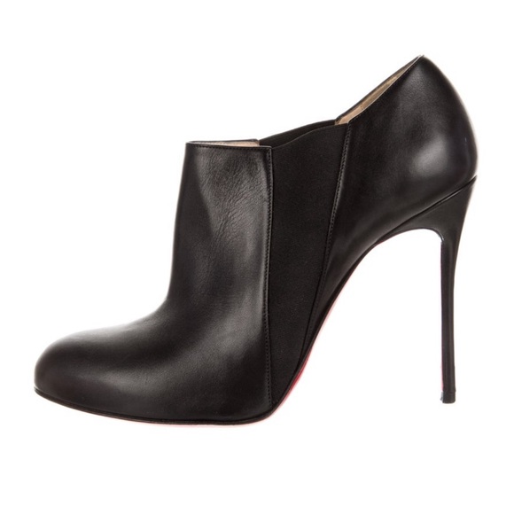 ❤️Christian Louboutin black leather ankle Chelsea boot size 39.5❤️ - Picture 2 of 5